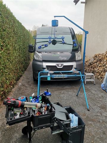 Remplacement de pare-brise sur Peugeot Boxer