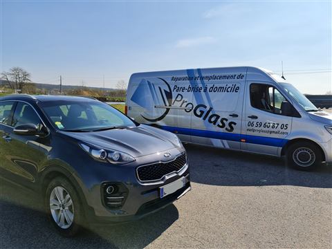 Remplacement de pare-brise sur Kia Sportage