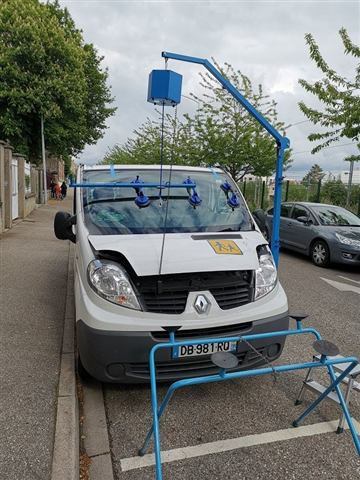 Remplacement de pare-brise sur Renault Trafic
